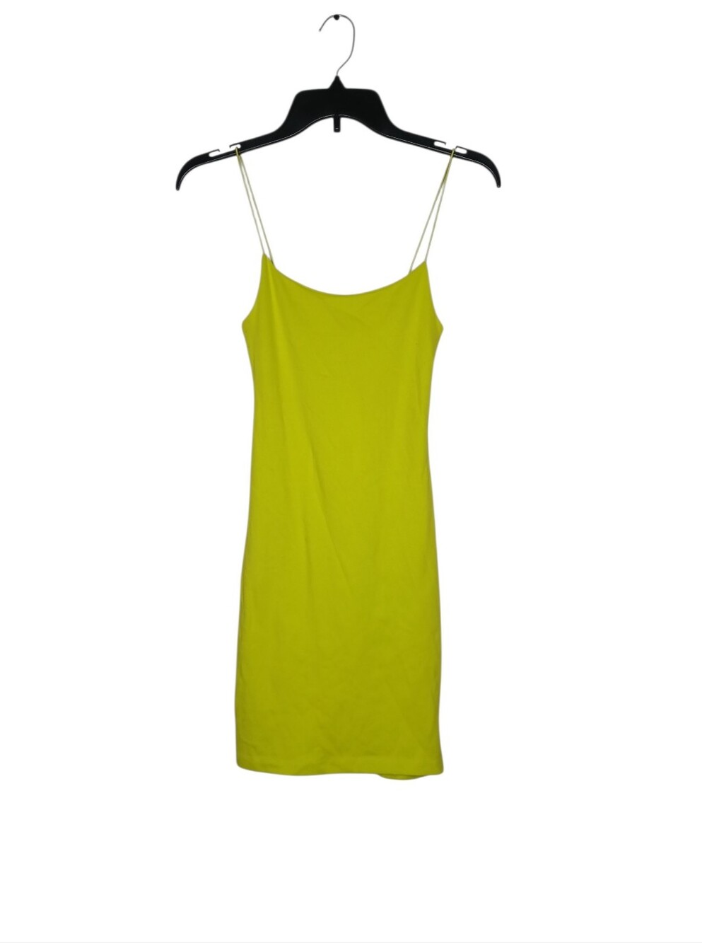 NWD Zara Neon Yellow-Green Slip Dress